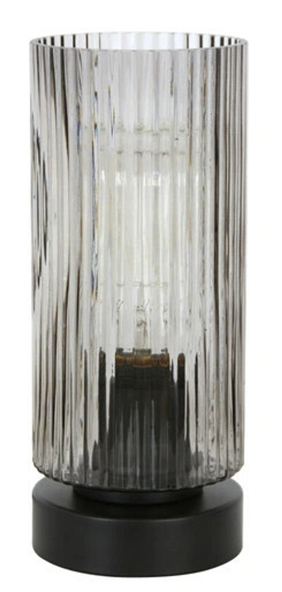 Mele Tall Table Lamp Ash Wood with Opal Glass Lighting Direct