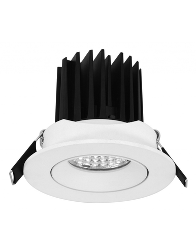 Strata Downlight Warm White Dimmable Round White Lighting Direct