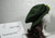 CSM - Brimmed Slouchy Hat, Crochet Handmade, NEW, Deep Forest, CSM - 10379