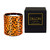 Designer, candle, luxury,  cow, hair, fur  scented, gift, leather, high end, quality, handcrafted- box, cheetah