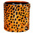 "Wild Thing No. 2" -  Natural Hair on Hide, designer luxury  candle  - Cheetah Print