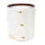 The Provocateur - Designer Luxury  Zipper Candle - White