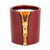 Leather Zipper candle by Dillon Candles