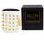he Emperor - Spiked leather wrapped luxury designer candle