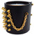 The Emperor -  Spiked Designer Luxury Candle - Black