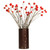 Leather Wrapped Vase " The Rockstar" (Brown)
