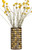 Leather Wrapped Vase " The Rockstar" (Brown)