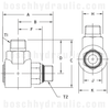 -06 ORB LIVE SWIVEL MALE X -06 NPT MALE 90°