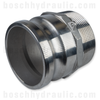 TYPE F 3" MALE NPT X MALE CAMLOCK 316 STAINLESS