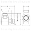 -08 ORB LIVE SWIVEL MALE X -08 ORFS MALE 90°