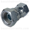 -08 BSPP FEMALE X -08 JIC FEMALE SWIVEL