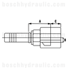 -04 JIC FEMALE X -03 HOSE X SERIES