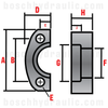 -20 CAT STYLE SPLIT FLANGE KIT