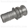 1-1/4" PART E HOSE BARB X MALE CAMLOCK ALUMINUM