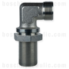 18L DIN BULKHEAD MALE X 18L DIN MALE 90° WITH LOCKNUT
