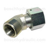 DIN M 42L X DIN F 42L; 45° Elbow