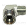 DIN M 14S X NPT M -08; 90° Elbow