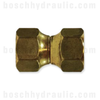 1/2" FEMALE FLARE SWIVEL UNION SAE 45 BRASS