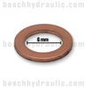 COPPER WASHER 6MM ID 10MM OD
