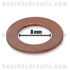 COPPER WASHER 8MM ID 12MM OD