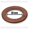 COPPER WASHER 10MM ID 16MM OD