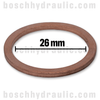 COPPER WASHER 26MM ID 32MM OD