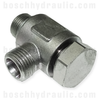 -06 BSPP ELASTOMER SEAL BANJO MALE X 12L DIN MALE 90°
