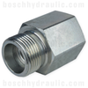 M12X1.5 METRIC PORT FEMALE X 06S DIN MALE