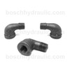 Black Pipe NPT M -04 X NPT F -04 90° Elbow