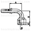 -06 BSP FEMALE X -04 HOSE X SERIES 90°