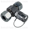 10S DIN MALE X M16X2.0 MALE PRESSURE TEST POINT BRANCH TEE