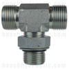 -04 ORB ADJUSTABLE MALE X -04 ORFS MALE BRANCH TEE