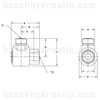 -12 ORFS LIVE SWIVEL MALE X -12 ORFS FEMALE 90°