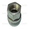 Industiral 3/8 Coupler X 3/8 NPT M Steel