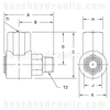 -16 NPT LIVE SWIVEL MALE X -16 NPT FEMALE 90°