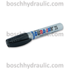DURA-INK 25 Metal Barrel Chisel Permanent Ink Marker - Black