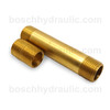 Brass NPT -06 X NPT -06 Long Nipple; 3 in