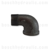 BSPT M -40 X BSP F -40 90° BLACK PIPE STREET ELBOW
