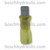 12-10 AWG HEAT SHRINK MALE QUICK CONNECTORS – YELLOW - PACK OF 25