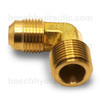 BRASS NPT M -08 X SAE 45 M -04; 90° ELBOW
