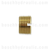 BRASS SLOTTED PLUG -04 NPT