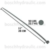 11" SILVER NYLON CABLE TIES 50 LBS - 100 PACK