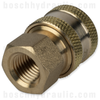 PRESSURE WASH 1/4" COUPLER X 1/4" NPT F BRASS