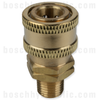 PRESSURE WASH 1/4" COUPLER X 1/4" NPT M BRASS