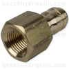 PRESSURE WASH 3/8" NIPPLE X 3/8" NPT F BRASS
