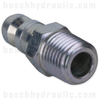 TRUFLATE 1/2 NIPPLE X -08 NPT MALE STEEL