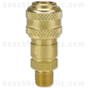 INDUSTRIAL 1/2 AUTO COUPLER X 1/2 BSP M BRASS