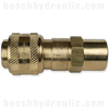 INDUSTRIAL 3/4 AUTO COUPLER X 1/2 NPT F BRASS