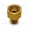 BRASS NPT M -04 X INVERTED FLARE F -06