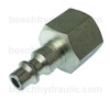 Industrial 1/4 Nipple X 3/8 NPT F Steel
